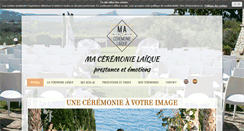 Desktop Screenshot of ma-ceremonie-laique.com